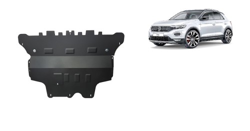 Stalowa płyta pod silnik Volkswagen T-Roc - reczna skrzynia biegow (2017-2026)