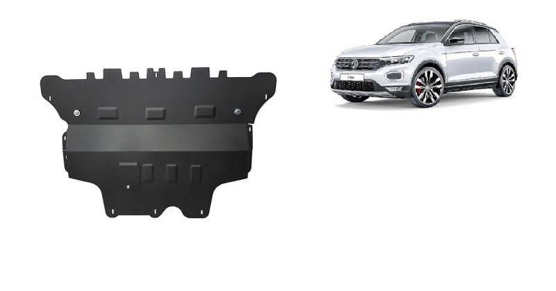 Stalowa płyta pod silnik Volkswagen T-Roc - reczna skrzynia biegow (2017-2026)