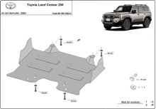 Aluminiowa płyta pod silnik Toyota Land Cruiser 250 (2024-2026)