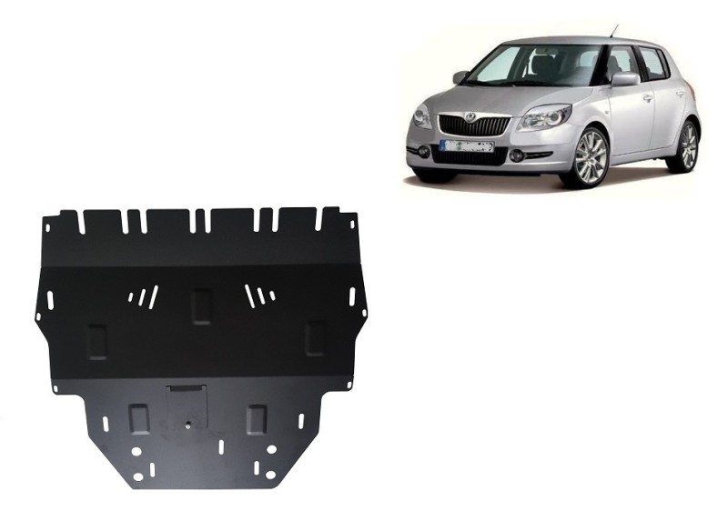 Stalowa płyta pod silnik Skoda Fabia 2 Diesel (2007-2014)
