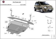 Stalowa płyta pod silnik Fiat Panda 4x4 (2003-2012)