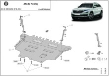 Aluminiowa płyta pod silnik Skoda Kodiaq (2016-2024)