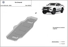 Stalowa płyta pod zbiornik paliwa Volkswagen Amarok (MB3G9A147CF-2643728) (2022-2026)