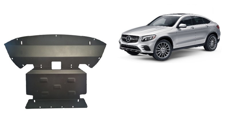 Stalowa płyta pod silnik Mercedes GLC Coupe X253 (2015-2022)