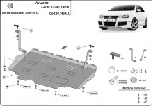 Aluminiowa płyta pod silnik VW Jetta (2009-2012)