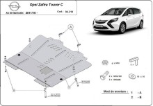 Stalowa płyta pod silnik Opel Zafira C (2011-2019)