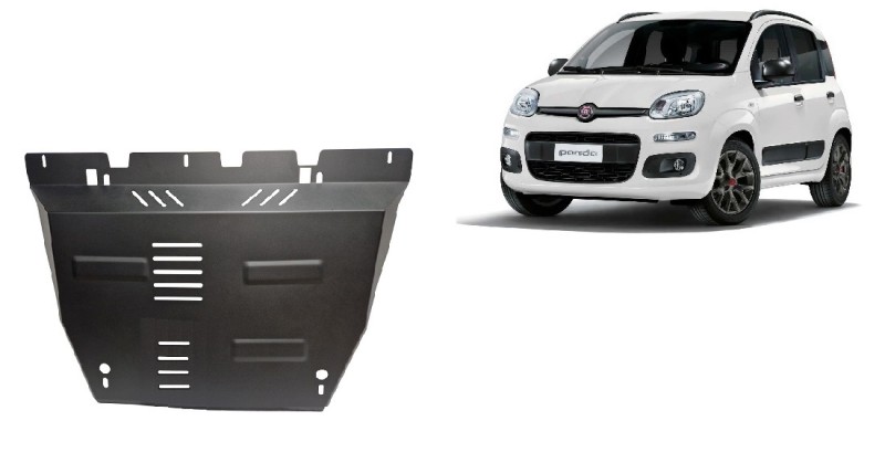 Stalowa płyta pod silnik Fiat Panda 4x2 (2011-2026)