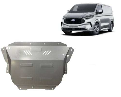 Aluminiowa płyta pod silnik Ford Tourneo Custom PHEV (2023-2026) Aluminiowa płyta pod silnik Ford Tourneo Custom PHEV (2023-2026)