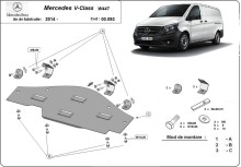 Stalowa płyta pod silnik System Start-Stop Mercedes V-Class W447, 4x2, 1.6 D (2014-2026)