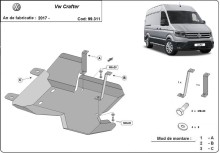 Stalowa płyta pod AdBlue Volkswagen Crafter (2017-2020)