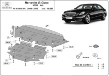 Stalowa płyta pod silnik Mercedes E-Classe W212 - 4x4 (2009-2016)