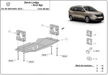 Stalowa płyta pod EGR System Start-Stop Dacia Lodgy (2012-2020)