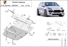 Stalowa płyta pod silnik Porsche Cayenne (2002-2017)