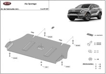 Stalowa płyta pod katalizator Kia sportage (2021-2026)
