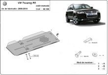 Stalowa płyta pod skrzynię biegów VW Touareg 7L (2006-2010)