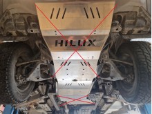 Aluminiowa płyta pod skrzynię biegów Toyota Hilux Revo (2016-2026)