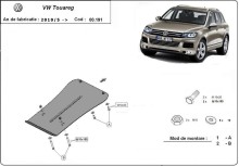 Stalowa płyta pod skrzynię biegów VW Touareg (2010-2018)
