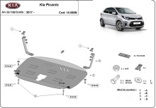 Stalowa płyta pod silnik Kia Picanto (2017-2026)