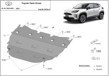Aluminiowa płyta pod silnik Toyota Yaris Cross (2021-2026)