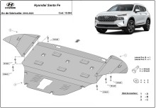 Stalowa płyta pod silnik Hyundai Santa Fe (2018-2023)