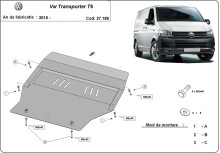 Stalowa płyta pod silnik Volkswagen Transporter T6 (2015-2019)