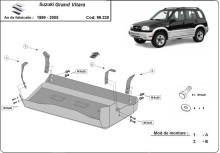 Stalowa płyta pod zbiornik paliwa Suzuki Grand Vitara (1999-2005)