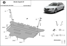 Aluminiowa płyta pod silnik Skoda Superb III (2015-2024)