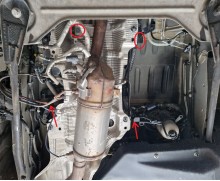 Stalowa płyta pod katalizator Nissan NV300 (2022-2026)