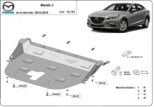 Stalowa płyta pod silnik Mazda 3 (2013-2018)