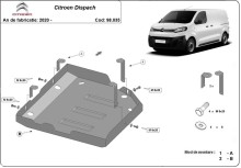 Stalowa płyta pod AdBlue Citroen Dispatch (2020-2026)