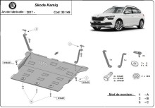 Stalowa płyta pod silnik Skoda Kamiq (2017-2026)