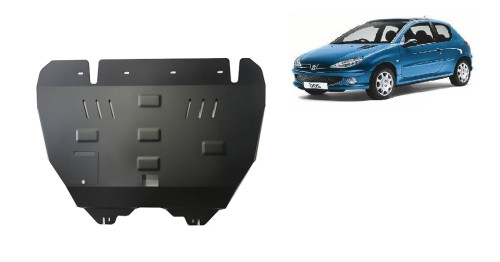 Stalowa płyta pod silnik Peugeot 206 (1998-2012)