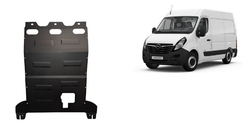 Stalowa płyta pod silnik Opel Movano (2022-2026)