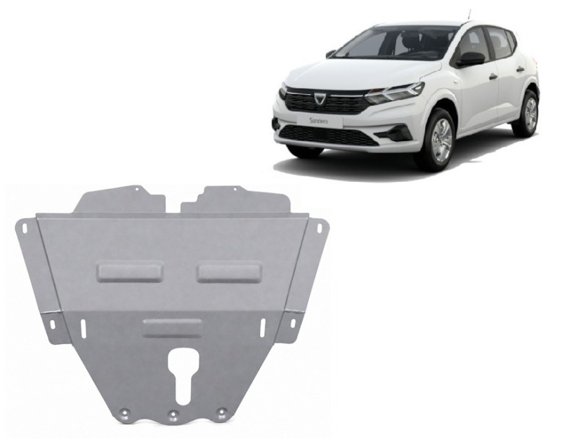 Aluminiowa płyta pod silnik Dacia Sandero (2021-2026)