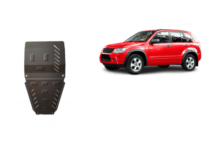 Stalowa płyta pod skrzynię biegów i reduktor Suzuki Grand Vitara 2 (2005-2019)