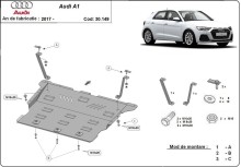 Stalowa płyta pod silnik Audi A1 (2017-2026)