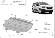 Stalowa płyta pod silnik Opel Combo (2018-2026)