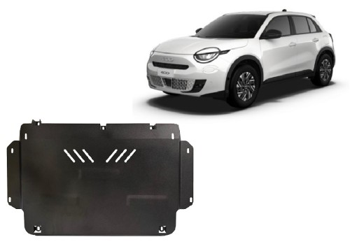 Stalowa płyta pod silnik Fiat 600 (2023-2026)