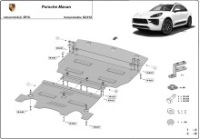 Stalowa płyta pod silnik Porsche Macan (2014-2026)