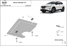 Stalowa płyta pod dyferencjał Nissan Qashqai J12 (2021-2026)