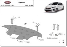 Stalowa płyta pod silnik Kia Ceed (2018-2026)