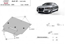 Stalowa płyta pod skrzynię biegów Audi A5 (2008-2016)