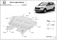 Stalowa płyta pod silnik Dacia Lodgy Stepway (2014-2022)