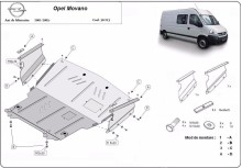 Stalowa płyta pod silnik Opel Movano (1998-2010)