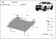 Stalowa płyta pod reduktor Volkswagen Amarok (2022-2026)