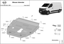 Stalowa płyta pod silnik Nissan Interstar (2024-2026)