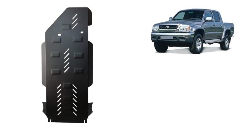 Stalowa płyta pod skrzynię biegów i reduktor Toyota Hilux (2000-2004)