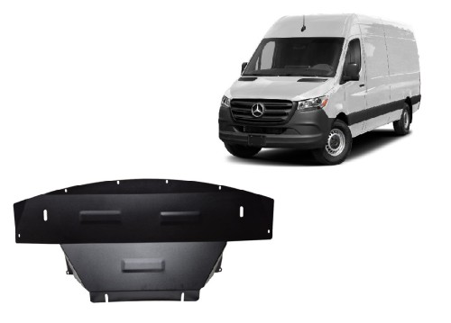 Stalowa płyta pod silnik Mercedes Sprinter 907 4x4 (2024-2026)