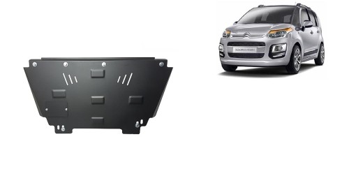 Stalowa płyta pod silnik Citroen C3 Picasso (2009-2017)