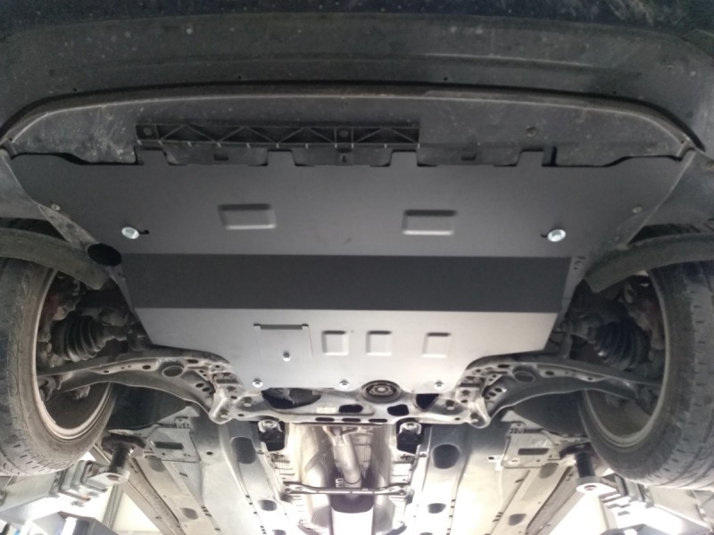 Stalowa płyta pod silnik Ford Tourneo Courier - automatyczna skrzynia biegów (2023-2025)